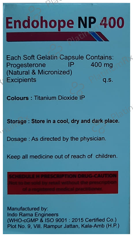 Endohope NP 400 Softgel Capsule