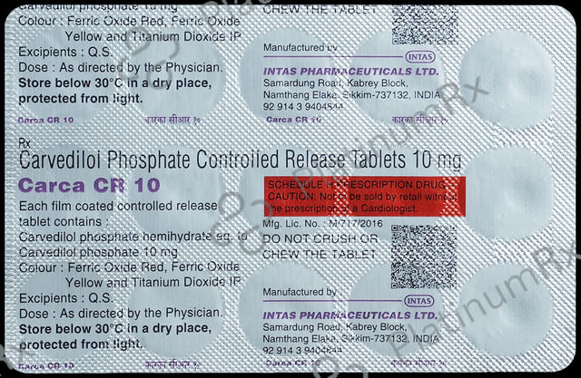 Carca CR 10mg Tablet 15s