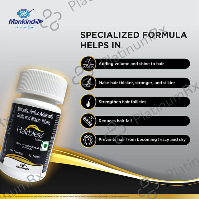 Hairbless Diva 20/20mg Tablet 30s
