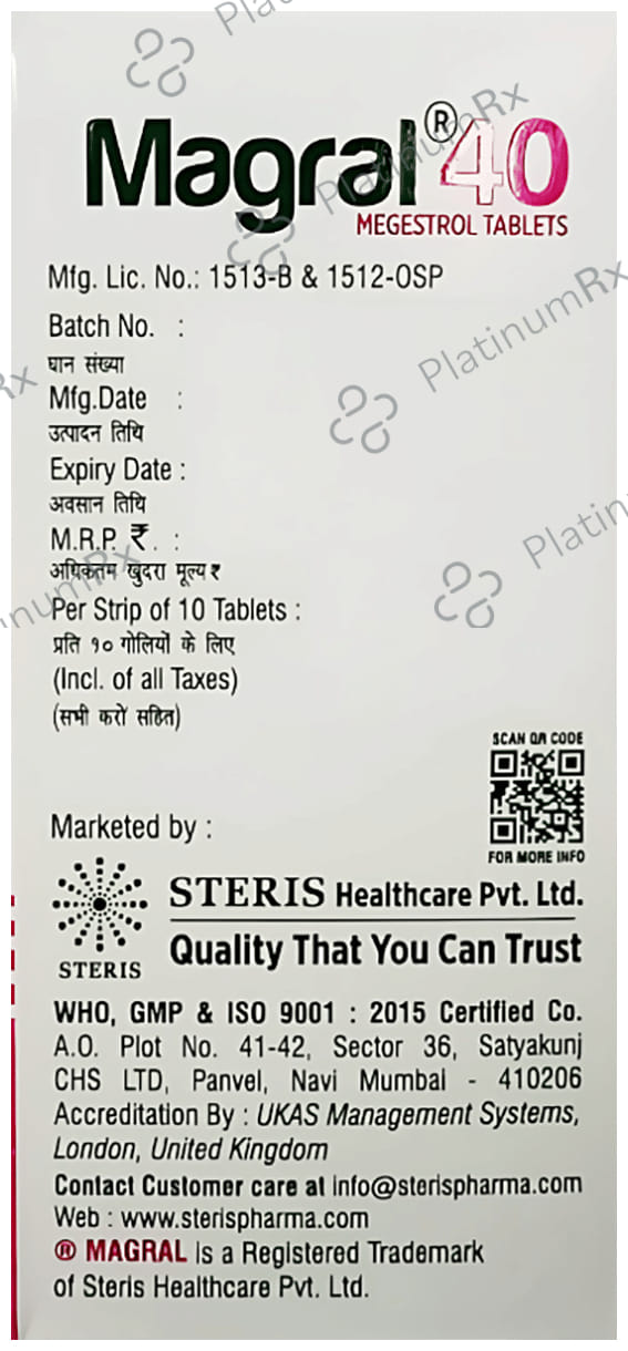 Magral 40mg Tablet 10s
