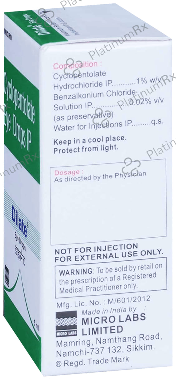 Dilate Eye Drop