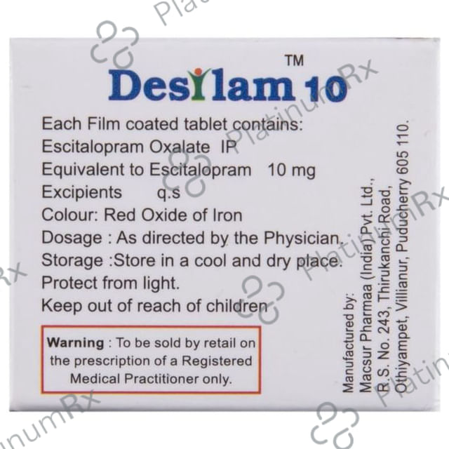 Desilam 10 Tablet