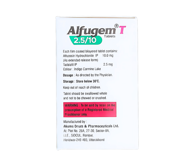 Alfugem T 2.5/10mg Tablet 10s