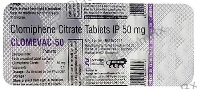 Clomevac 50mg Tablet 10s