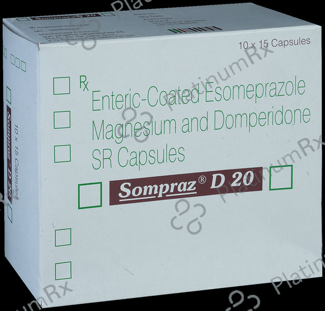 Sompraz D 20/30mg Capsule SR 15s
