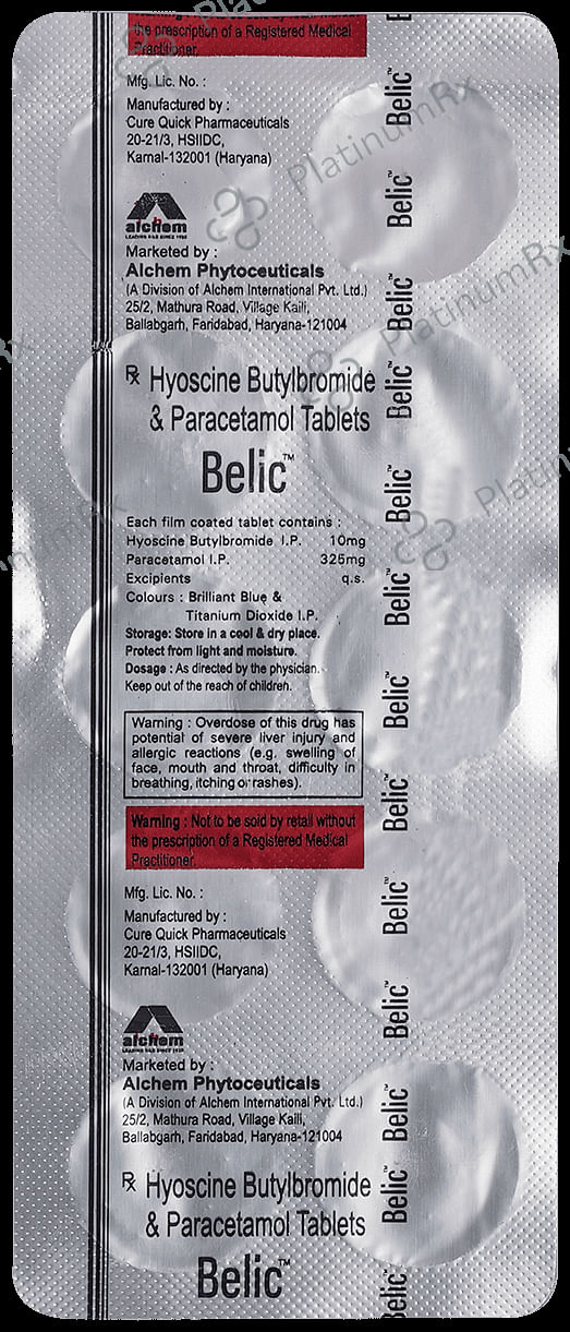 Belic 10 mg/325 mg Tablet