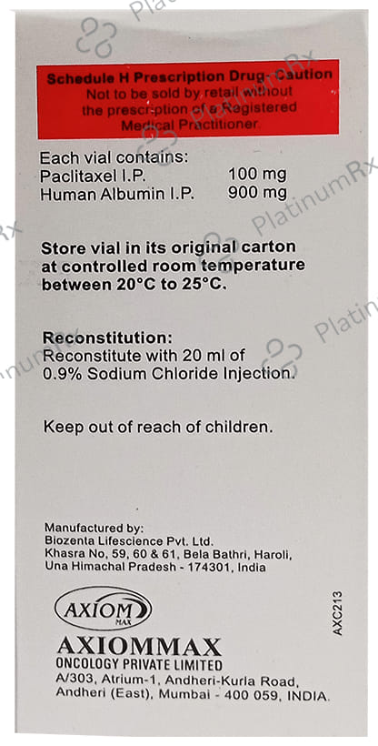 Nab-Axitaxel 100 Injection