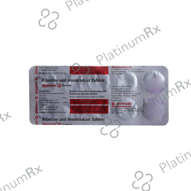 Bilamove M 20/10mg Tablet 10s