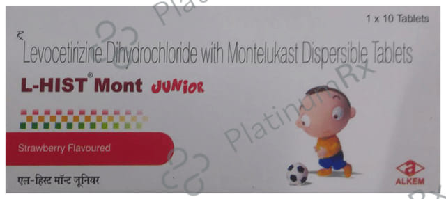 L Hist Mont Junior 2.5/4mg Tablet DT 10s
