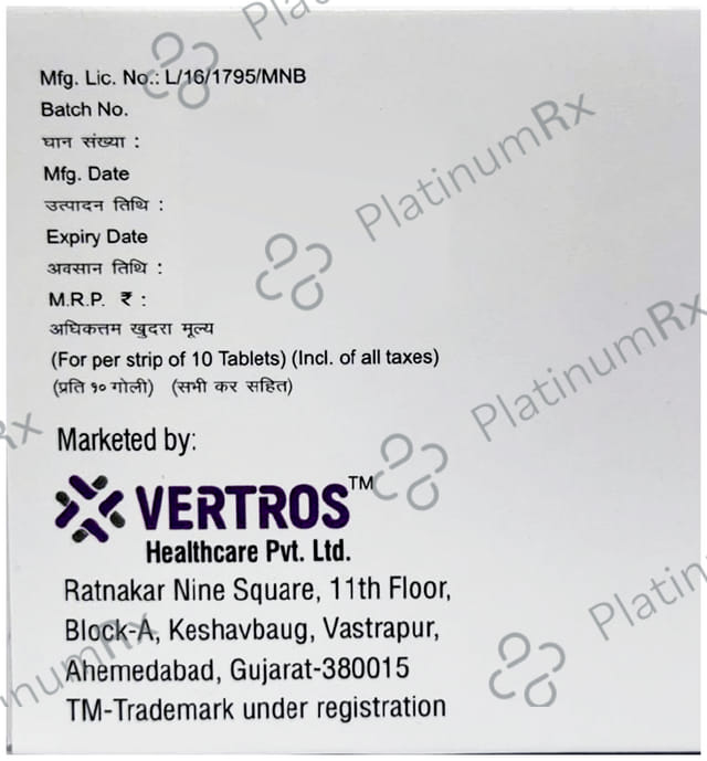Vydlix 500/50mg M Tablet 10s