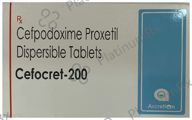 Cefocret 200 Tablet DT 10s