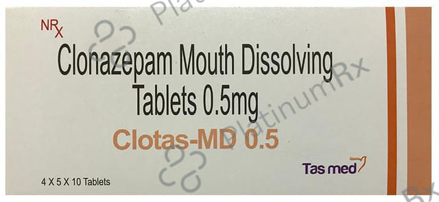 Clotas-MD 0.5 Tablet 10 Tablet MD