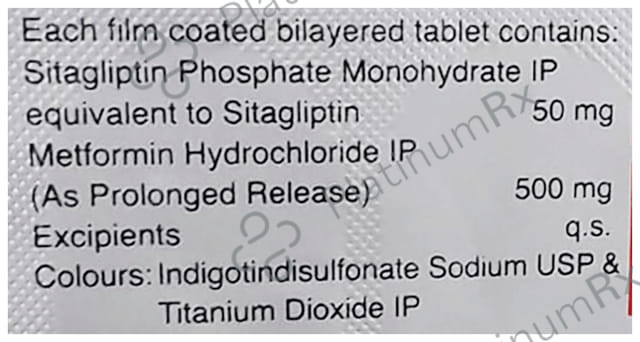 Sitara M 50/500mg Tablet PR 15s