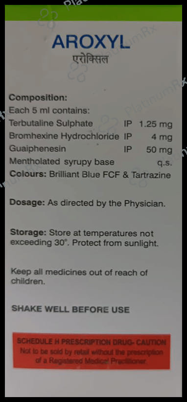 Aroxyl Syrup 100ml