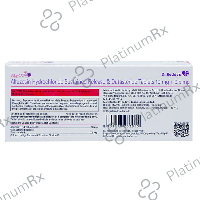 Alfoo T 2.5mg Tablet 10s