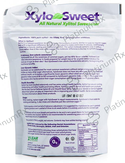 Xlear XyloSweet Xylitol Natural Sugarfree Sweetener 454 gm