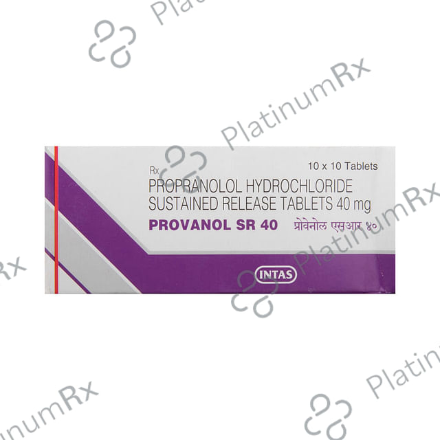 Provanol SR 40mg Tablet 10s
