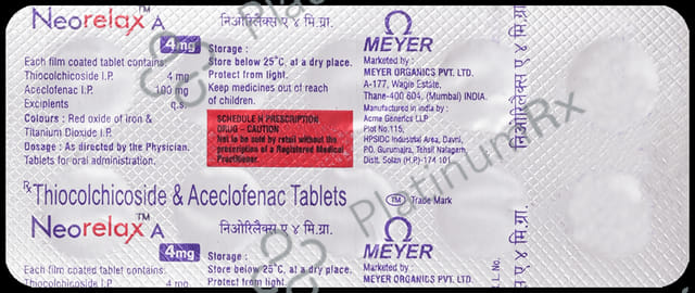 Neorelax A 4mg Tablet