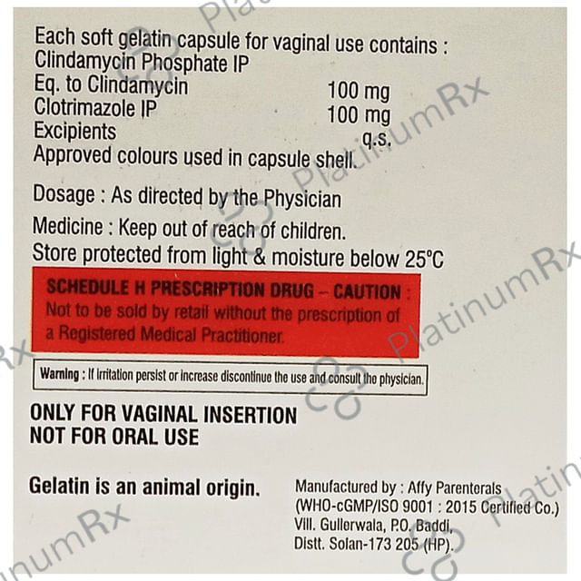 Applygen Soft Gelatin Vaginal Suppositories 7s