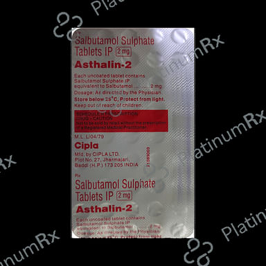 Asthalin 2mg Tablet 45s