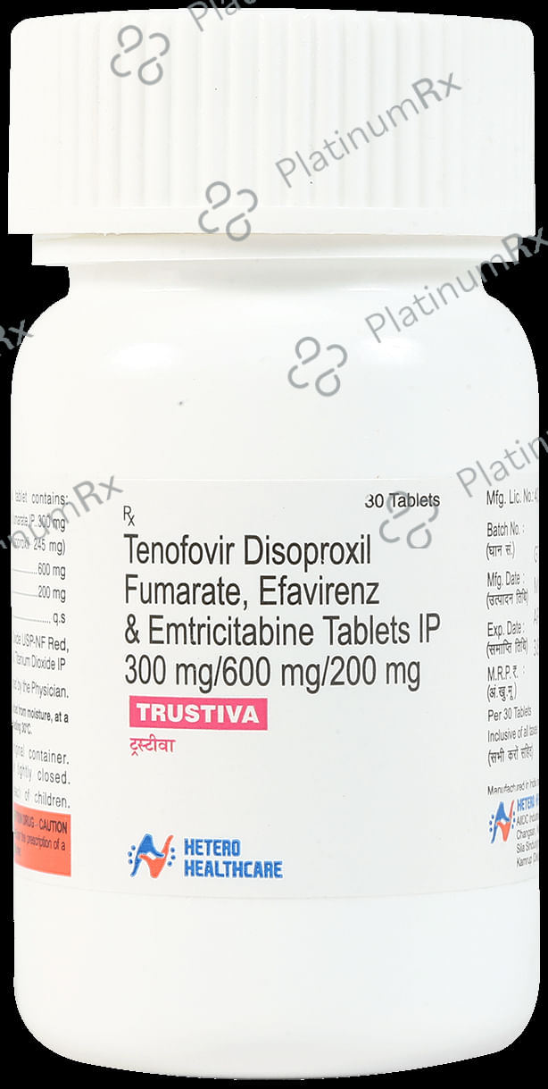 Trustiva 600/200/300mg Tablet 30s