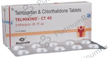 Telmikind CT 40mg Tablet 10s