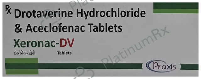 Xeronac DV 100/80mg Tablet 10s