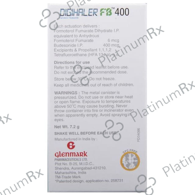 Digihaler FB 400/6mcg Inhaler 120MDI