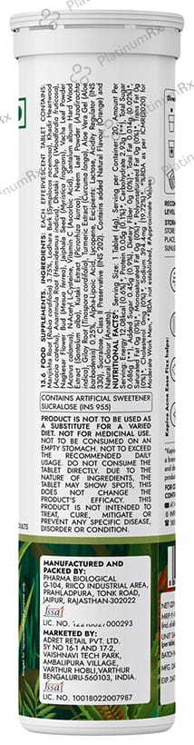 Kapiva Reduces Acne & Acne Marks Naturally - Skin Foods Acne Ease Fizz Effervescent Tablet