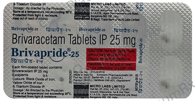 Brivapride 25mg Tablet 10s