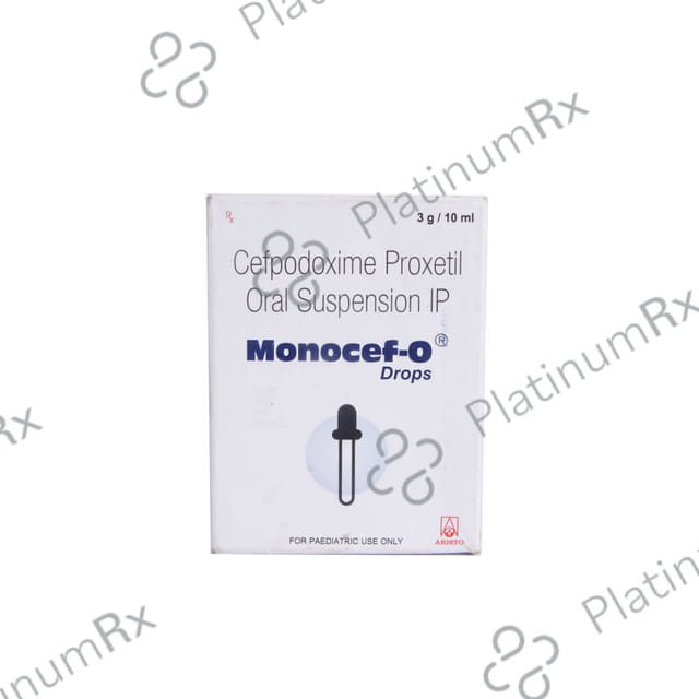 Monocef O 25mg Orange Peppermint Flavour Oral Drops 10ml