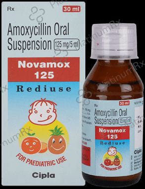 Novamox 125mg Rediuse Oral Suspension 30ml