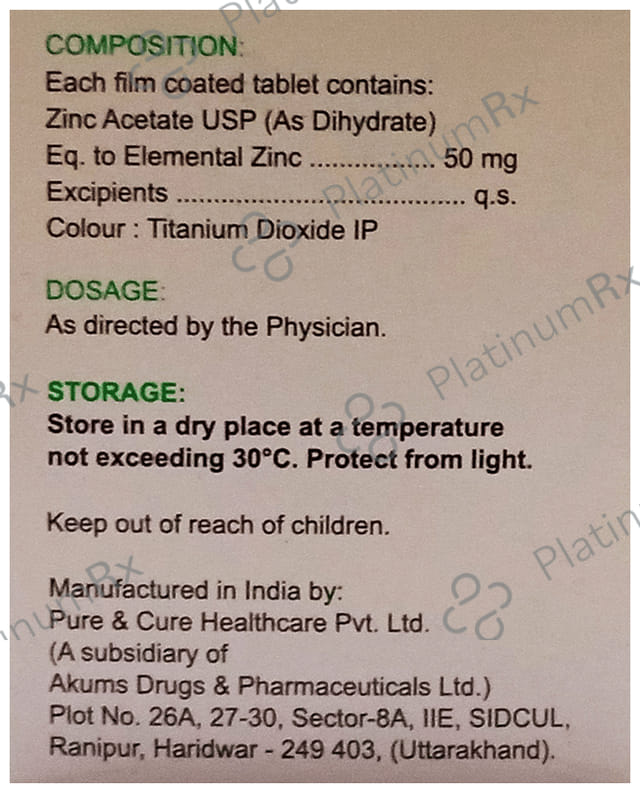 Zioral 50 Tablet