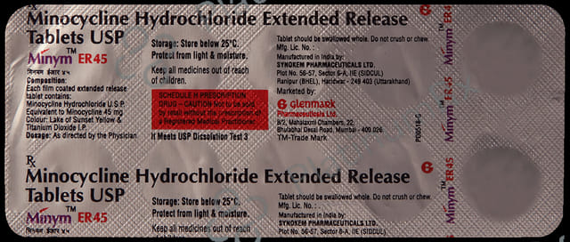 Minym 45mg Tablet ER 10s