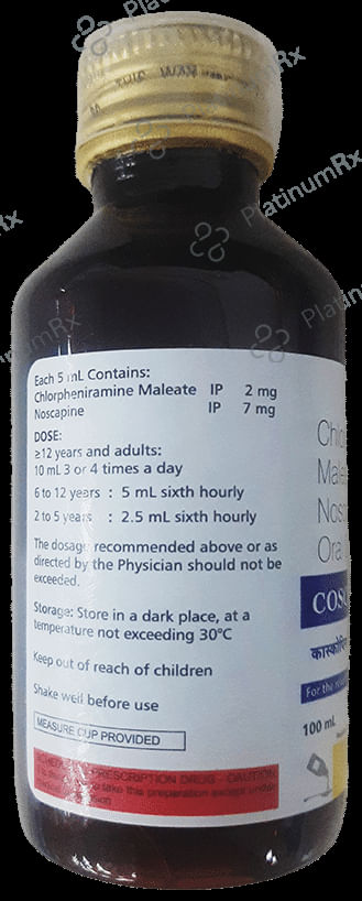 Coscopin Linctus Syrup Passion fruit & cherry