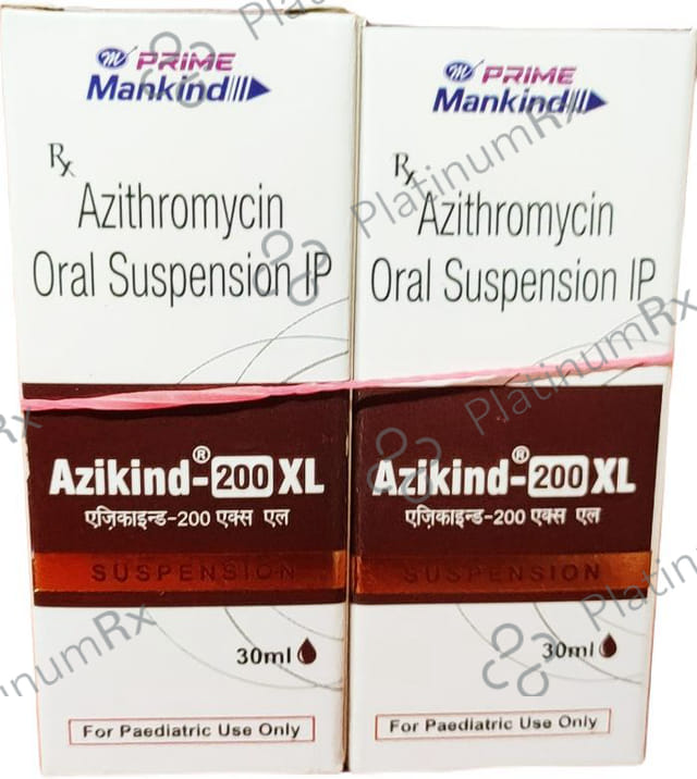 Azikind 200mg XL Suspension 30ml