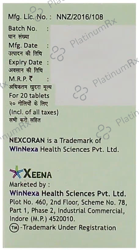 Nexcoran 5mg Tablet 20s