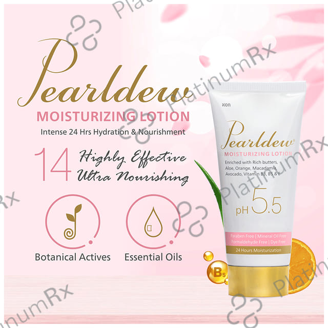 Pearldew Moisturizing Lotion PH5.5 (100ml Each) 2 Tubes