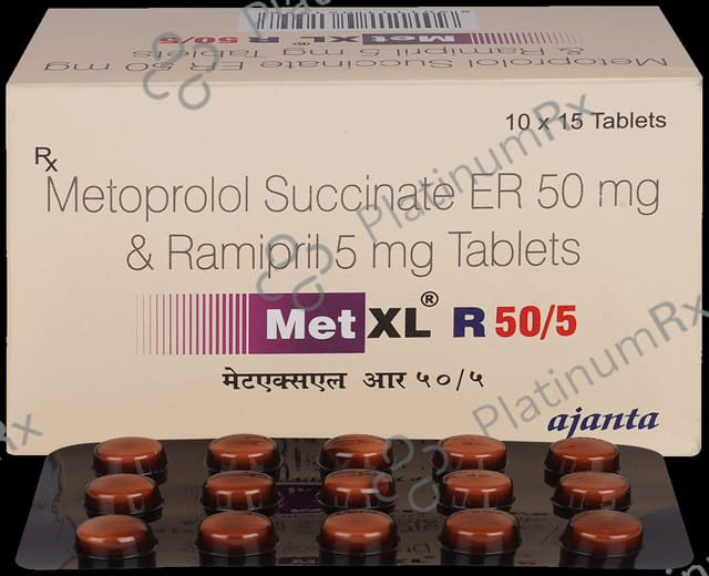 Met XL R 50/5mg Tablet 15s