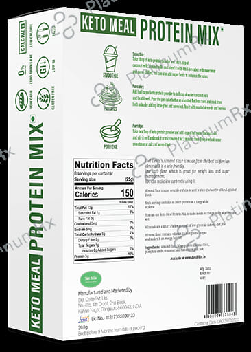Diet Delite Keto Meal Protein Mix Powder