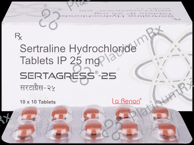 Sertagress 25mg Tablet