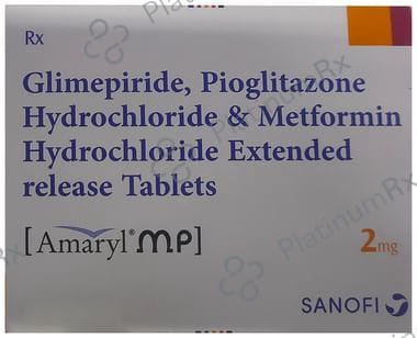 Amaryl MP 2/500/15mg Tablet ER 20s