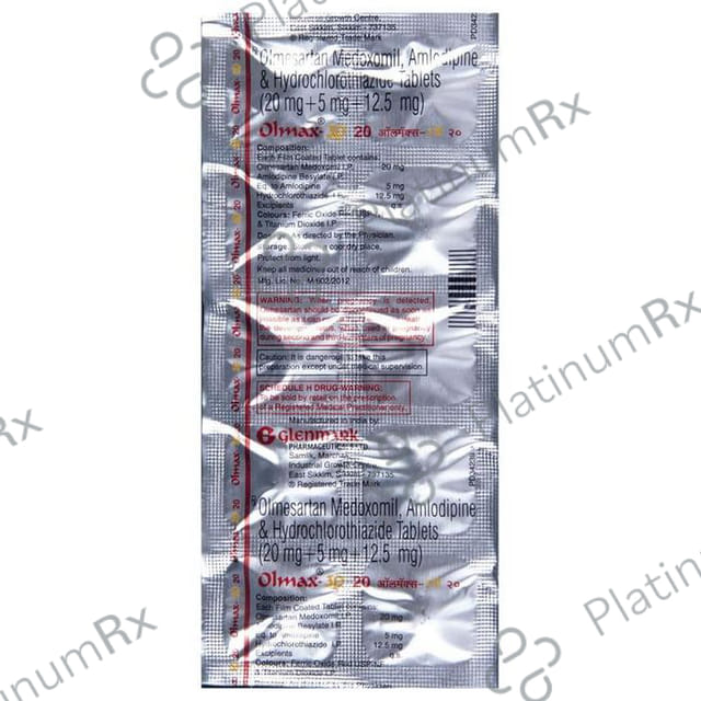 Olmax 3D 20mg Tablet 10s