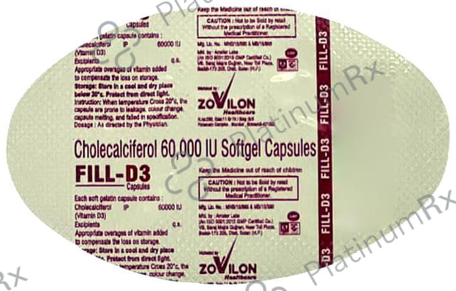 Fill-D3 Softgel Capsule
