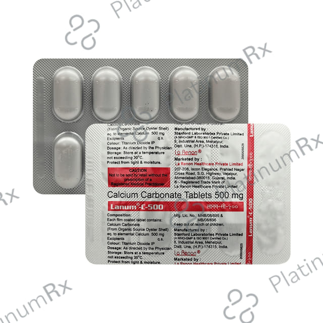 Lanum C 500mg Tablet 10s