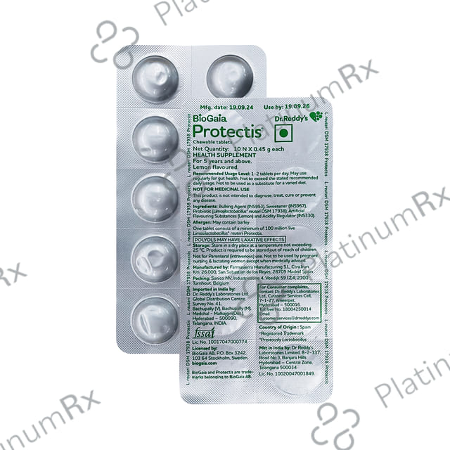 Biogaia Protectis Chewable Tablet