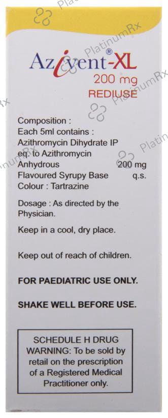 Azivent XL 200mg Rediuse Oral Suspension 30ml