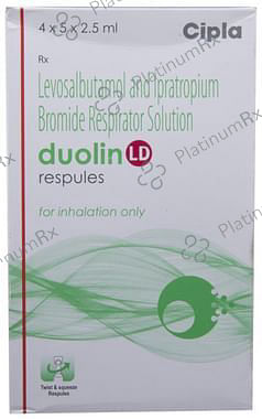 Duolin LD 2.5ml 500mcg/0.63mg Respule 5s