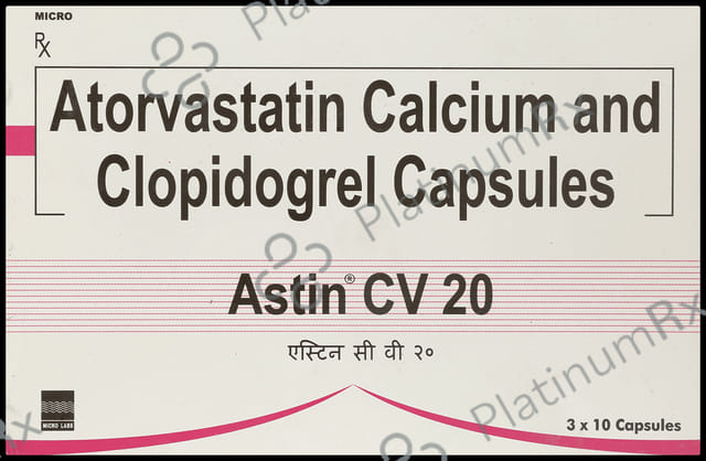 Astin CV 20/75mg Capsule 10s