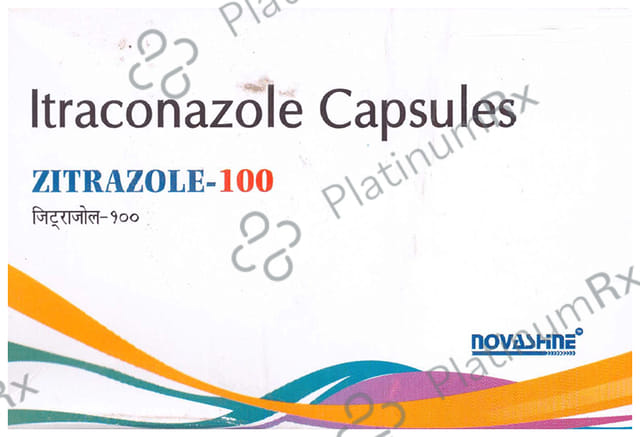 Zitrazole 100mg Capsule 10s